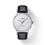 Front view of the watch Tissot Everytime Swissmatic 40mm with shadow
