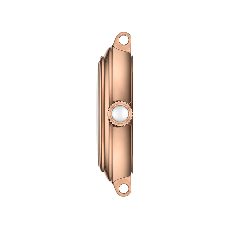 Profile view of the watch case Tissot Bellissima small lady