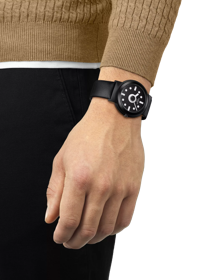 Simulation of the watch Tissot Heritage Memphis Gent on a wrist
