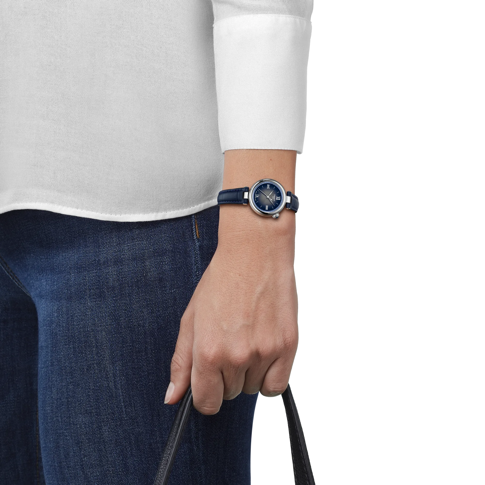 Simulation of the watch Tissot Desir on a wrist