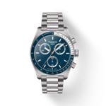 Front view of the watch Tissot PR516 Chronograph with shadow