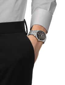 腕時計TISSOT シュマン・デ・トゥレル パワーマティック80 42 mm の手首シミュレーション