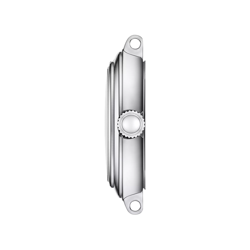 Profile view of the watch case Tissot Bellissima Small lady