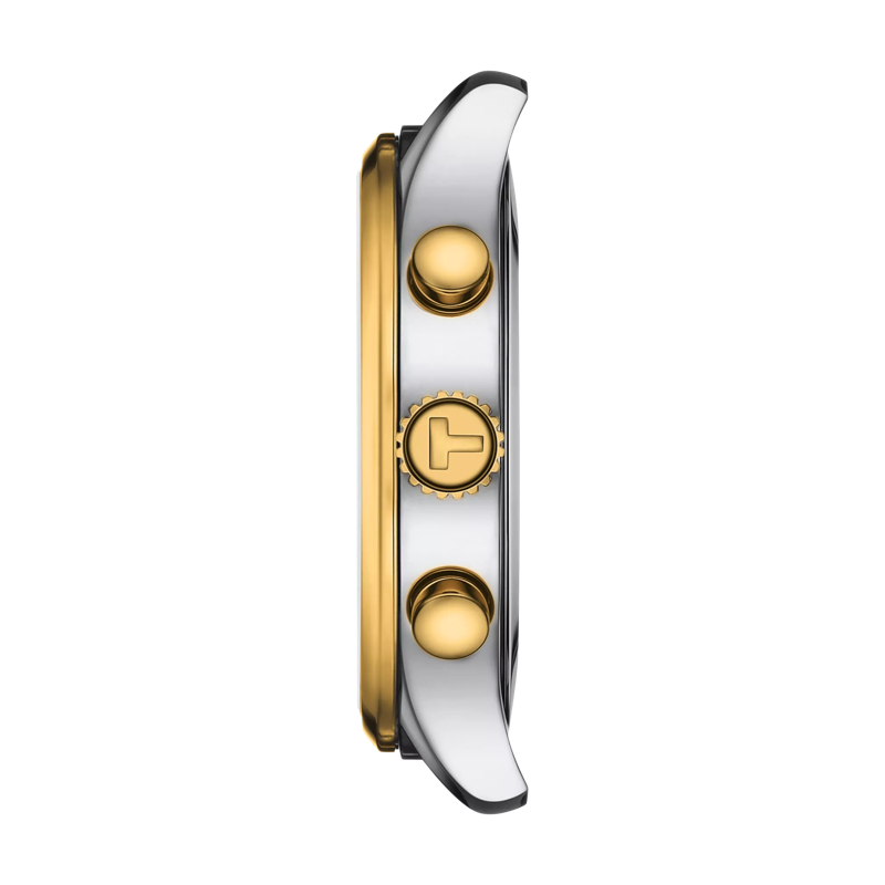 Profile view of the watch case 티쏘 크로노 XL 클래식