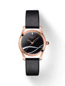 Front view of the watch Tissot T-Wave with shadow