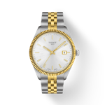 Vue de face de la montre Tissot Ballade 40mm avec ombre