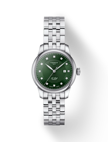Vorderansicht der Uhr Tissot Le Locle Automatic Lady (29.00) mit Schatten