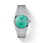 Front view of the watch Tissot PRX Powermatic 80 35mm with shadow