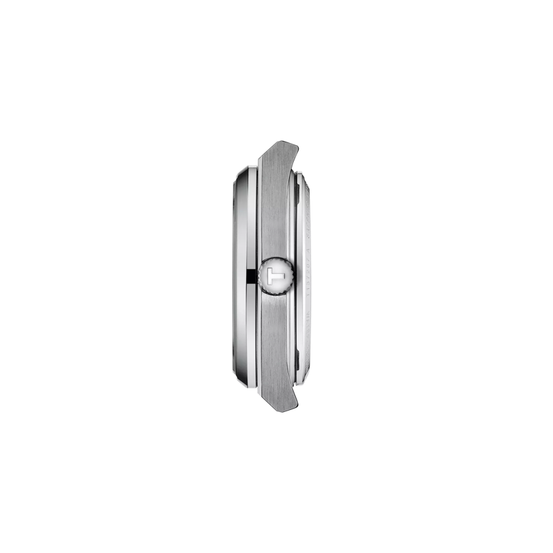 Profile view of the watch case Tissot PRX Powermatic 80 35mm