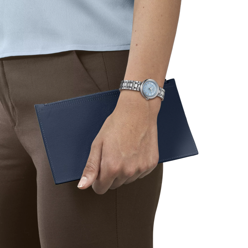 Darstellung der Uhr Tissot Bellissima Small Lady am Handgelenk