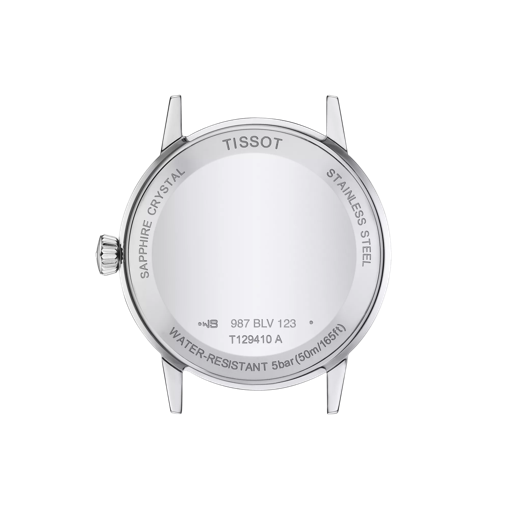 Rückansicht des Gehäuses der Uhr Tissot Classic Dream
