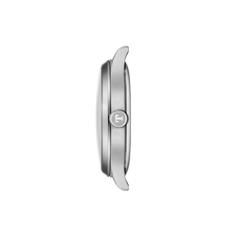 Profile view of the watch case Tissot Heritage 1938 Automatic COSC