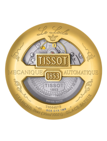 Back view of the watch case Tissot Le Locle Powermatic 80