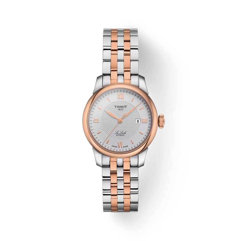 Front view of the watch Tissot Le Locle Automatic Lady (29.00) with shadow