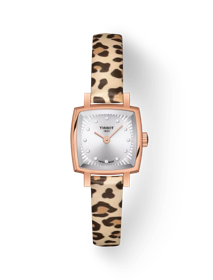 Front view of the watch Tissot Lovely with shadow