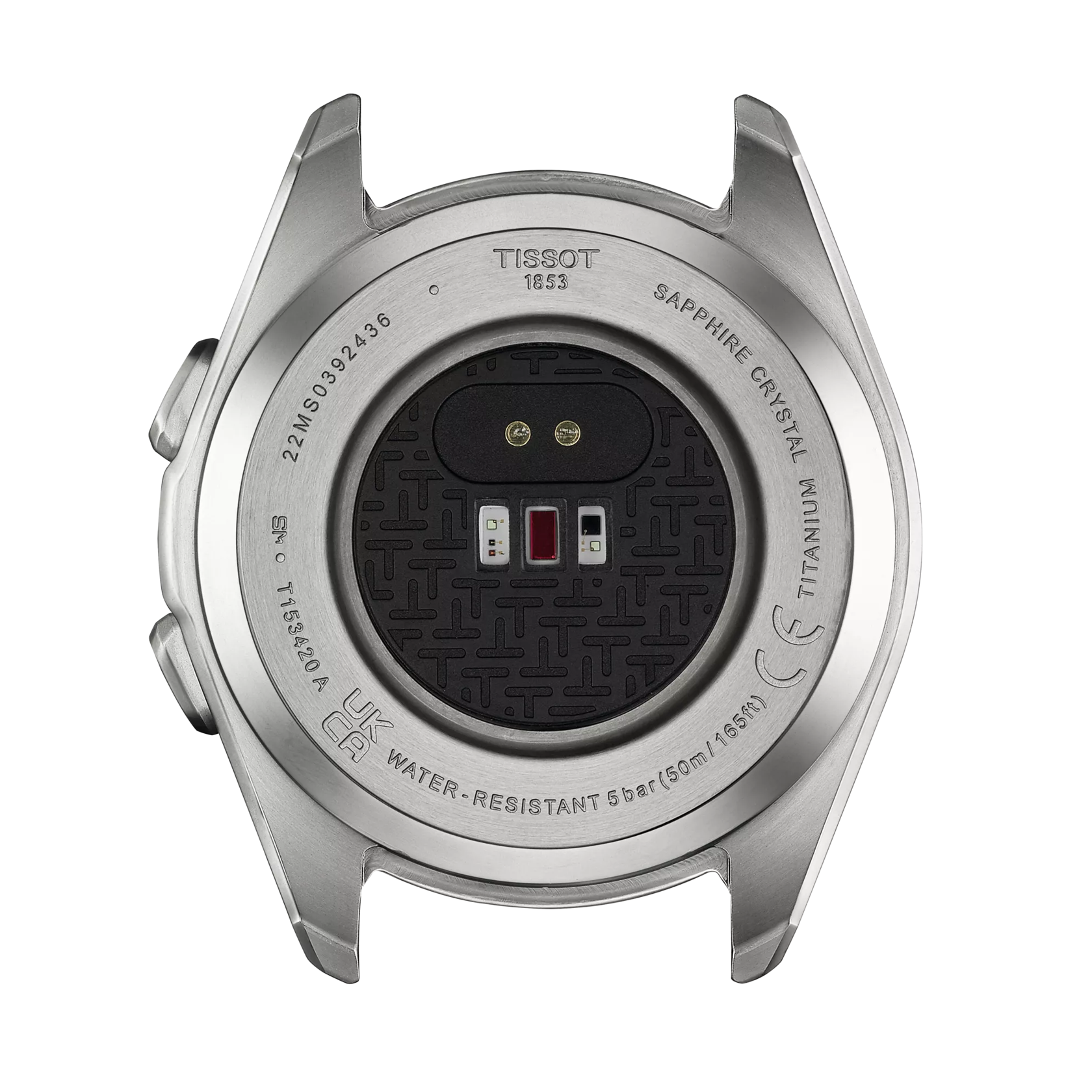 ウォッチケースのバックサイドTISSOT T-タッチ コネクト スポーツ