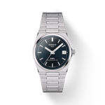 Front view of the watch Tissot PRX Powermatic 80 35mm with shadow