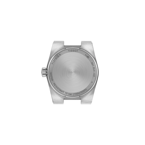 Back view of the watch case Tissot PRX 25mm