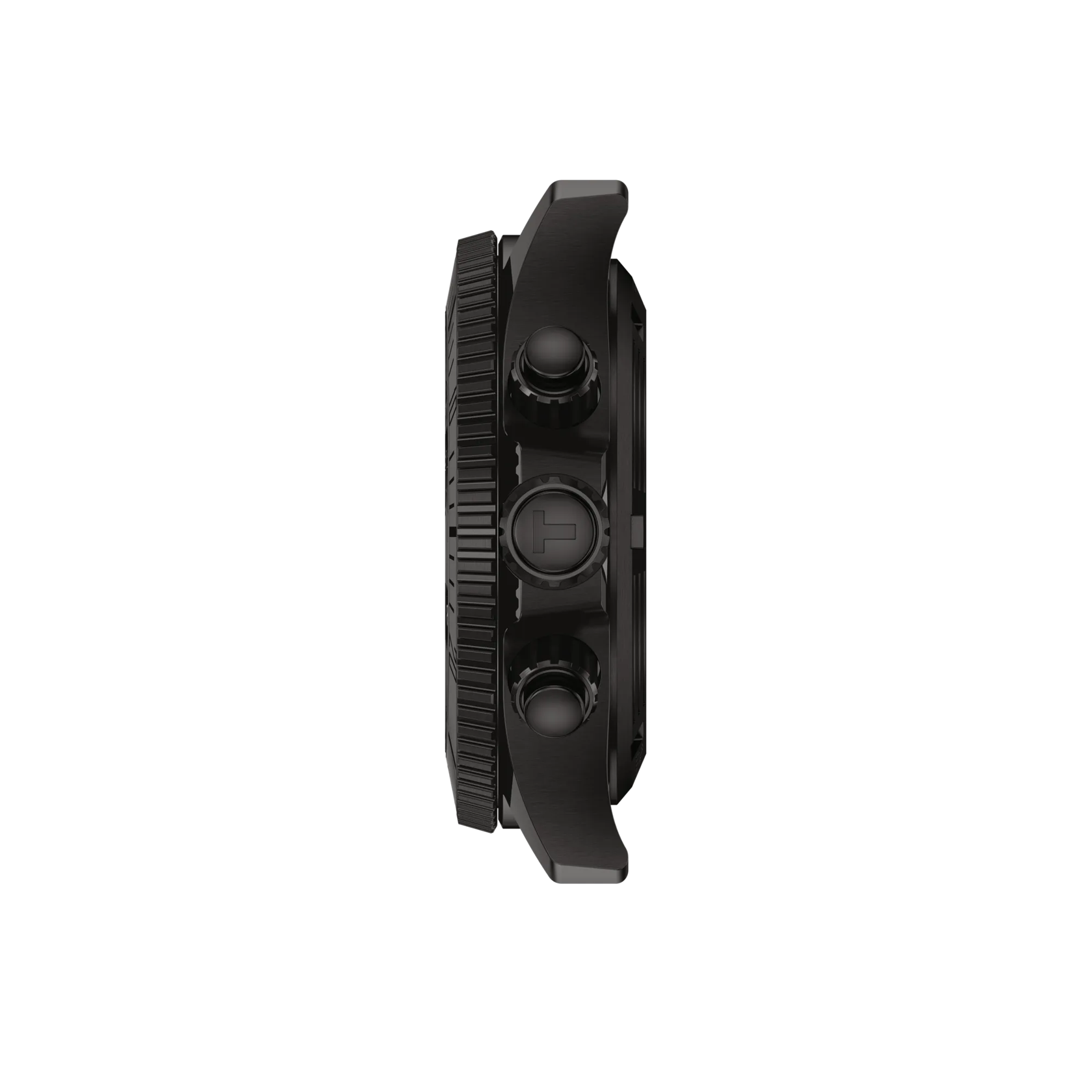Profile view of the watch case Tissot Seastar 1000 Quartz Chronograph 38mm