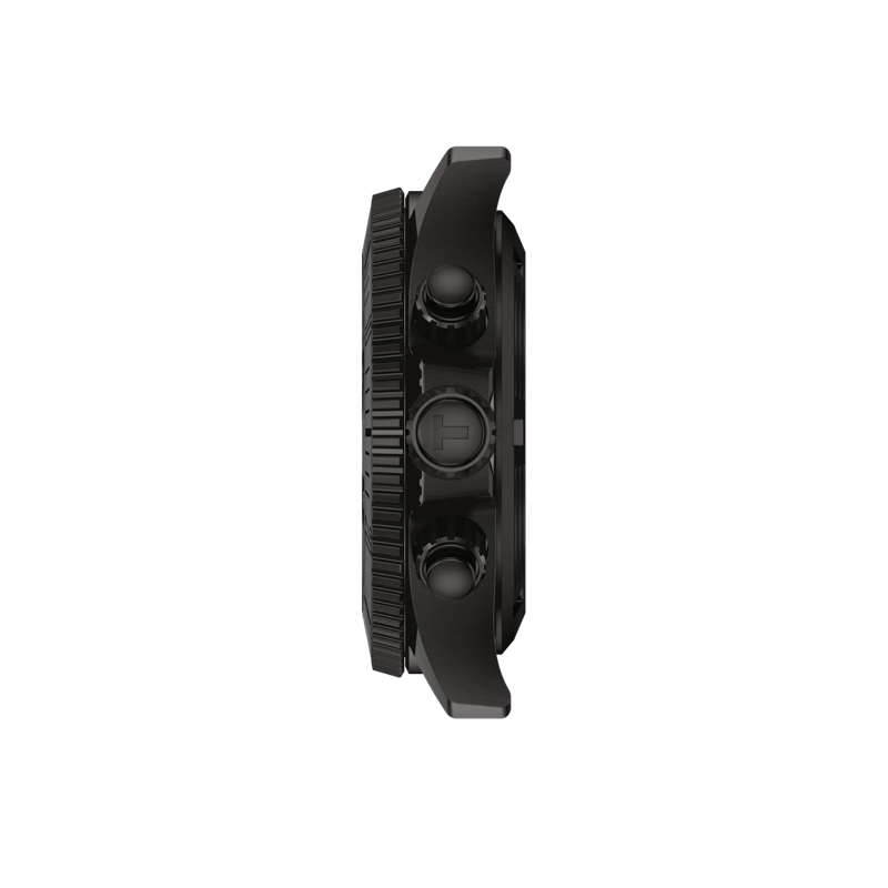 Profile view of the watch case Tissot Seastar 1000 Quartz Chronograph 38mm
