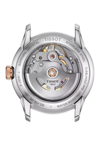 ウォッチケースのバックサイドTISSOT シュマン・デ・トゥレル パワーマティック80 34 mm