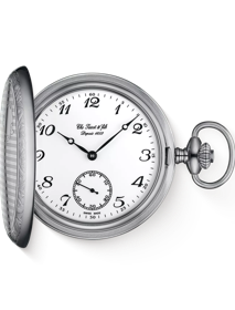 Vorderansicht der Uhr Tissot Savonnette Mechanical mit Schatten