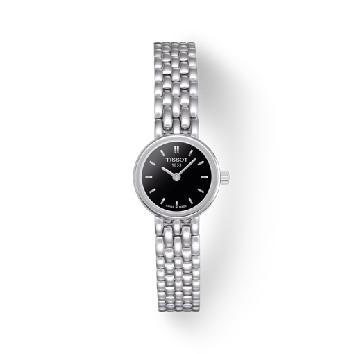 Front view of the watch Tissot Lovely with shadow