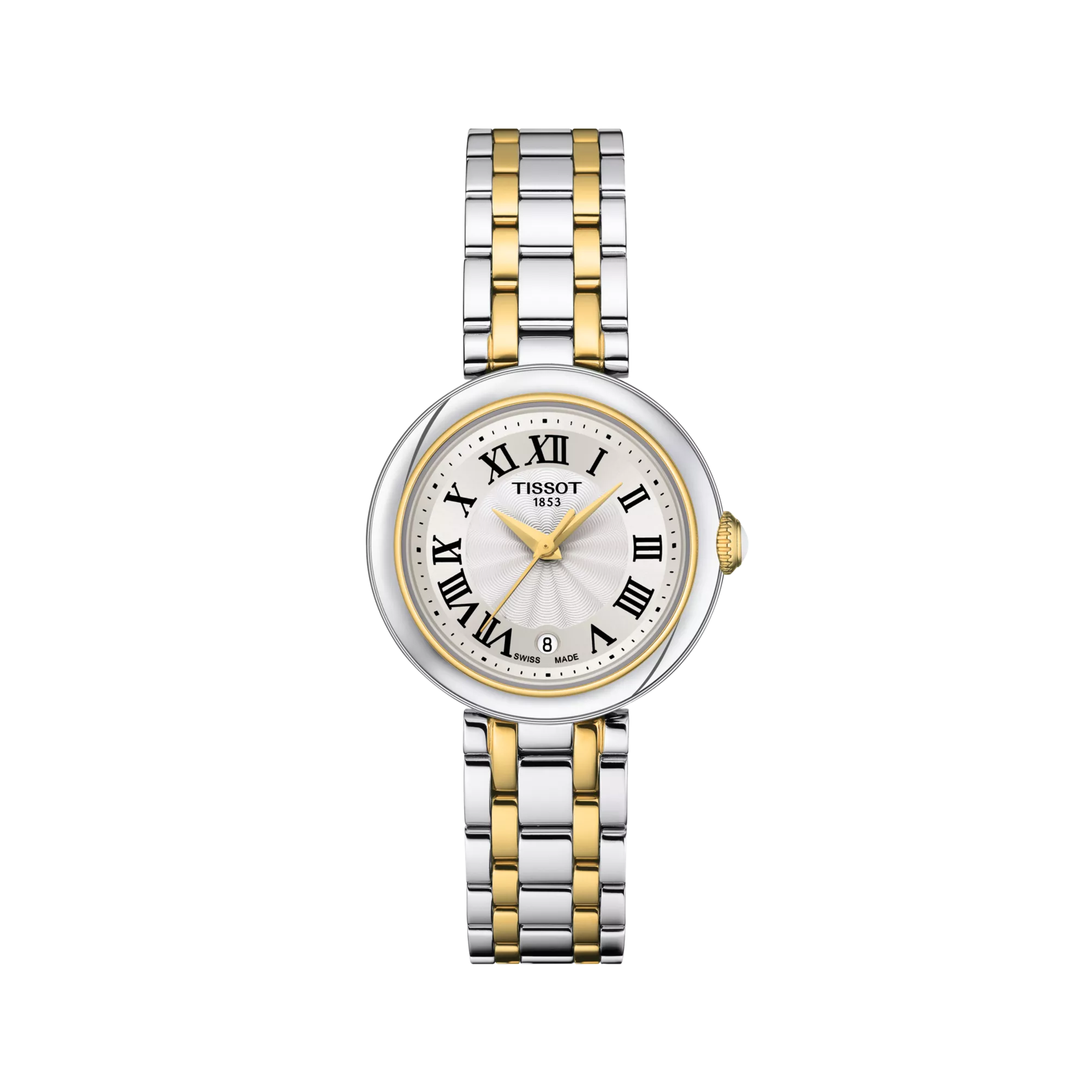 Vista frontal del reloj Tissot Bellissima Small lady
