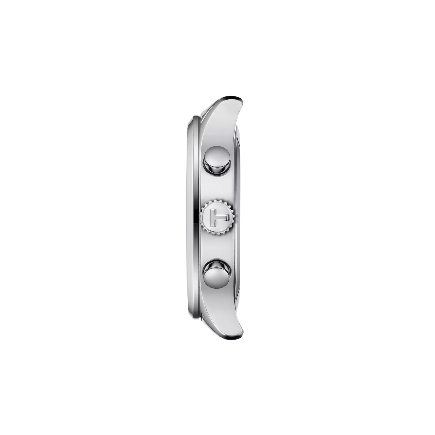 Profile view of the watch case Tissot Chrono XL Classic