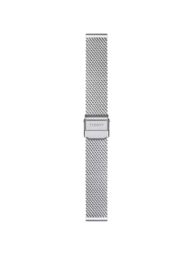 Front view of Tissot Official Steel Milanais Bracelet Lugs 16 mm